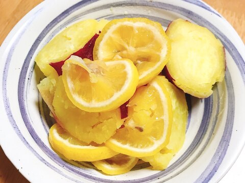 ビタミンC！サツマイモのレモン煮（圧力鍋で）